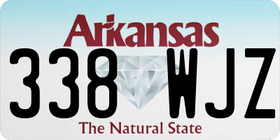 AR license plate 338WJZ