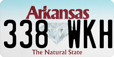 AR license plate 338WKH