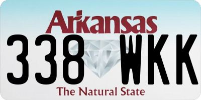 AR license plate 338WKK