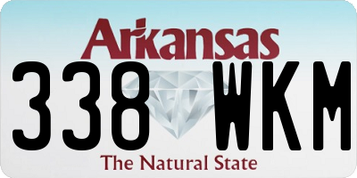 AR license plate 338WKM