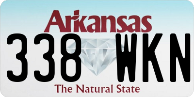 AR license plate 338WKN