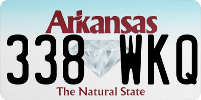 AR license plate 338WKQ