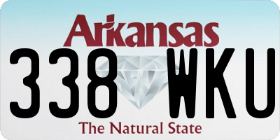 AR license plate 338WKU
