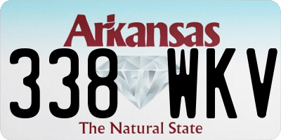 AR license plate 338WKV