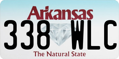 AR license plate 338WLC