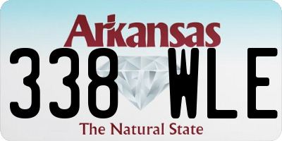 AR license plate 338WLE