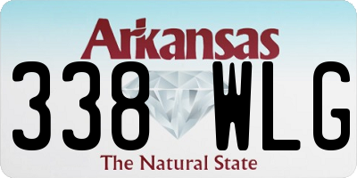 AR license plate 338WLG