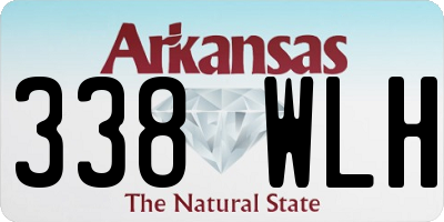 AR license plate 338WLH