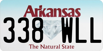 AR license plate 338WLL