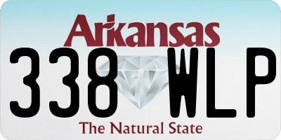 AR license plate 338WLP
