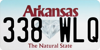 AR license plate 338WLQ