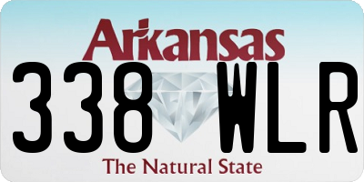 AR license plate 338WLR