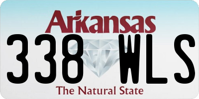 AR license plate 338WLS