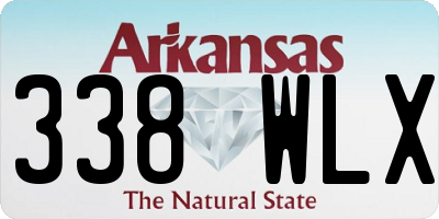 AR license plate 338WLX