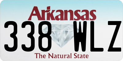 AR license plate 338WLZ