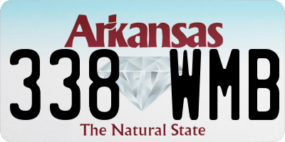 AR license plate 338WMB
