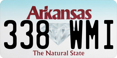 AR license plate 338WMI