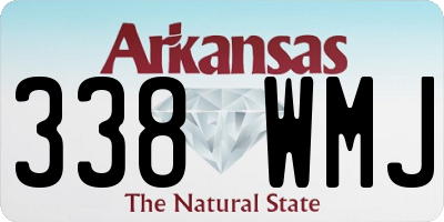 AR license plate 338WMJ