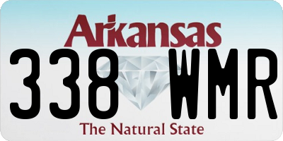 AR license plate 338WMR