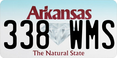 AR license plate 338WMS