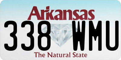 AR license plate 338WMU