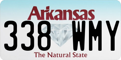 AR license plate 338WMY