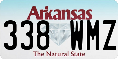 AR license plate 338WMZ