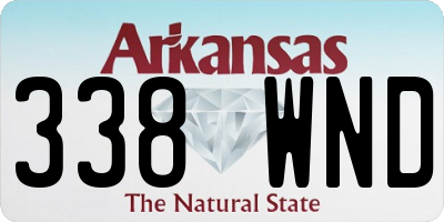 AR license plate 338WND