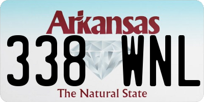 AR license plate 338WNL