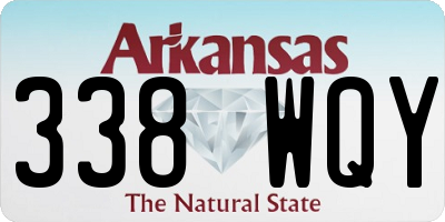 AR license plate 338WQY