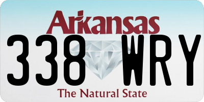 AR license plate 338WRY