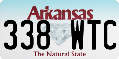 AR license plate 338WTC