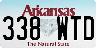 AR license plate 338WTD