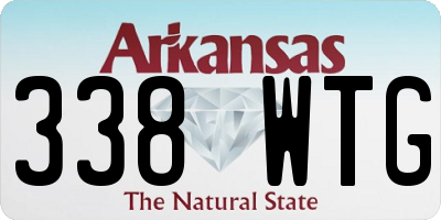 AR license plate 338WTG