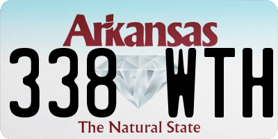 AR license plate 338WTH