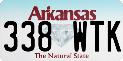 AR license plate 338WTK