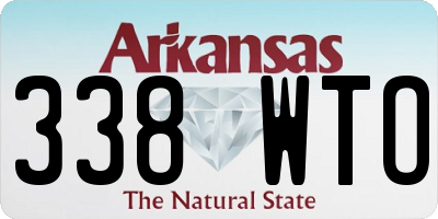 AR license plate 338WTO