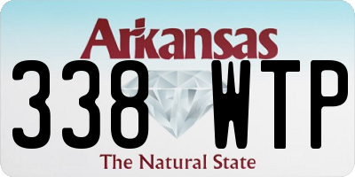 AR license plate 338WTP
