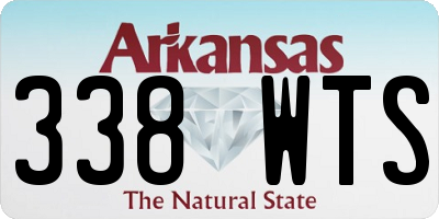 AR license plate 338WTS