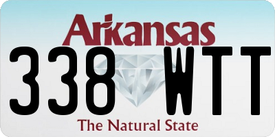 AR license plate 338WTT