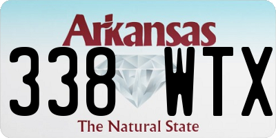 AR license plate 338WTX
