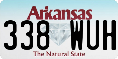 AR license plate 338WUH