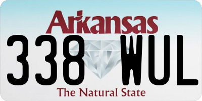 AR license plate 338WUL