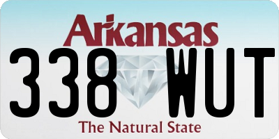 AR license plate 338WUT