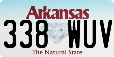 AR license plate 338WUV
