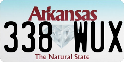 AR license plate 338WUX