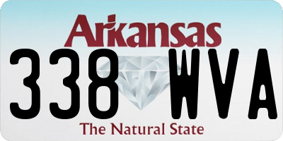 AR license plate 338WVA