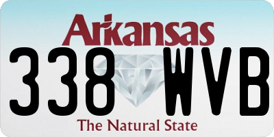 AR license plate 338WVB