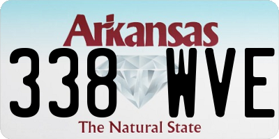 AR license plate 338WVE