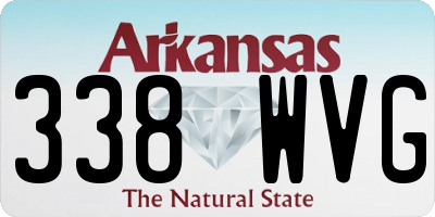 AR license plate 338WVG